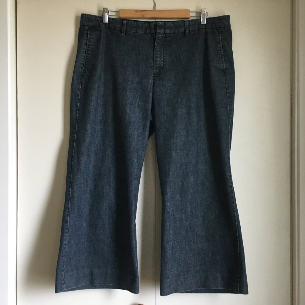 GAP Stretch Denim Regular Trouser Pants Blue Size 16